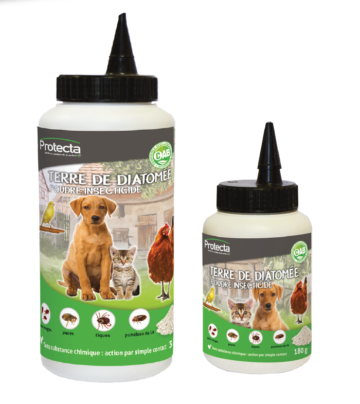 Terre de Diatomée, poudre insecticide PROTECTA